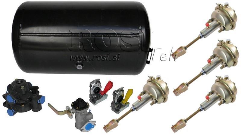 Parti tecniche K pneumatico fai da te con pompa dell'aria Interruttore dell'asta di spinta Pistone Tubo dell'aria Pompa pneumatica MOC Blocchi Mattoni 47225 19476  26